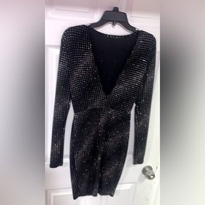 Sparkly long sleeve Dress
